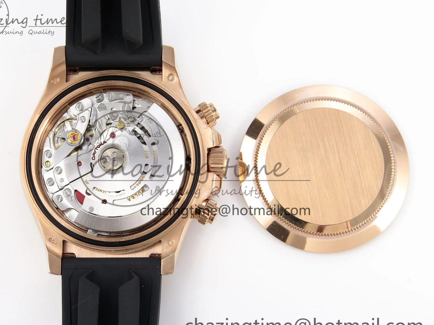 MiroTime 0416 Daytona 116515 Clean 1:1 Best Edition Silver Dial RG Markers on Oysterflex Strap SA4130 V WrinkleFree 1965